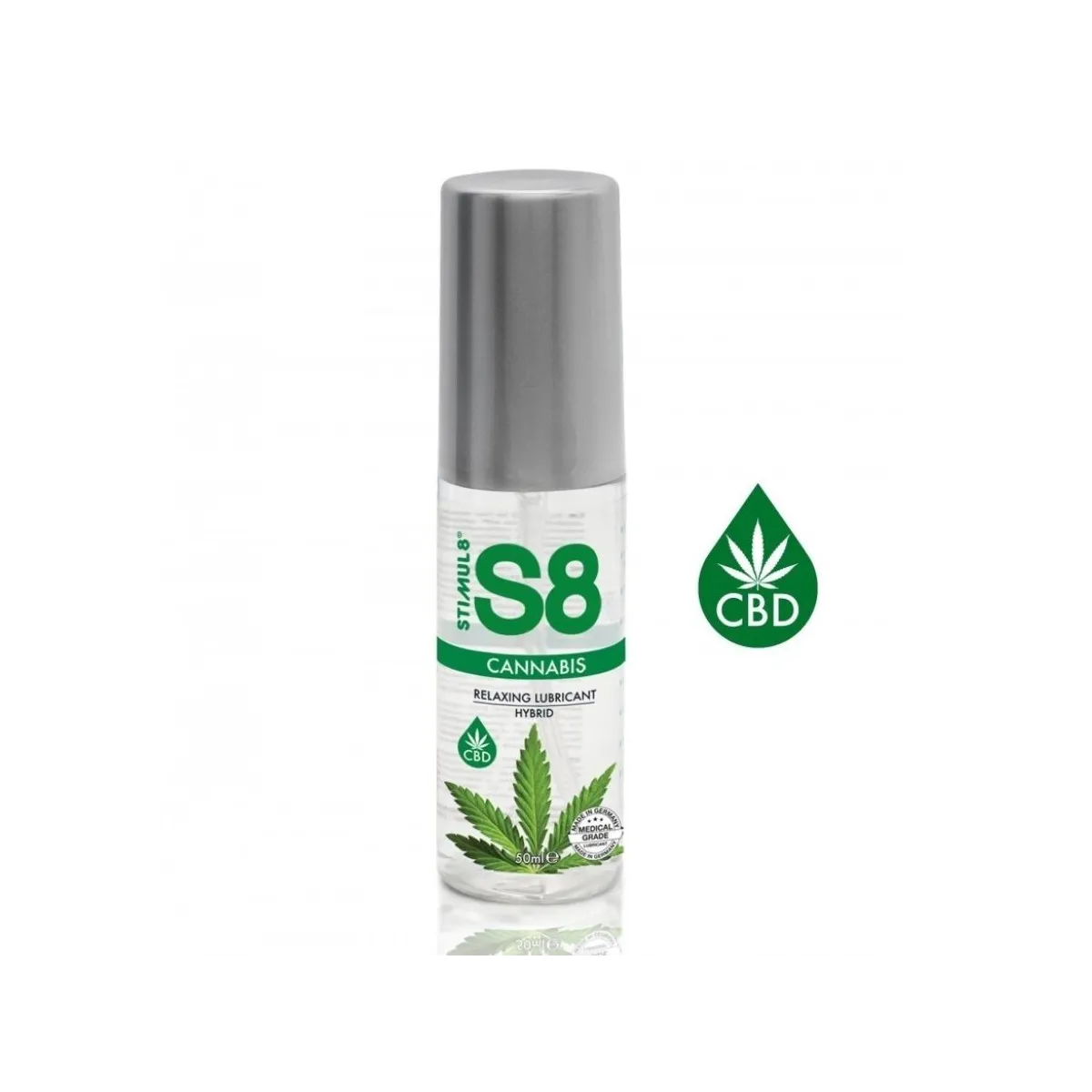S8 Cannabis Hybrid-Gleitmittel 50 ml von Stimul8 | Fesselliebe.de