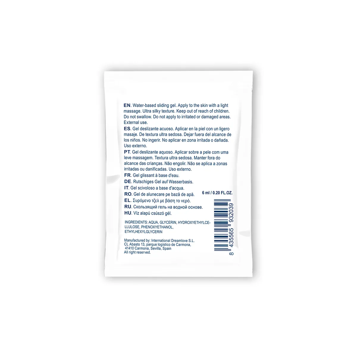 Neutrales Gleitgel auf Wasserbasis 6 ml von Waterfeel | Fesselliebe.de