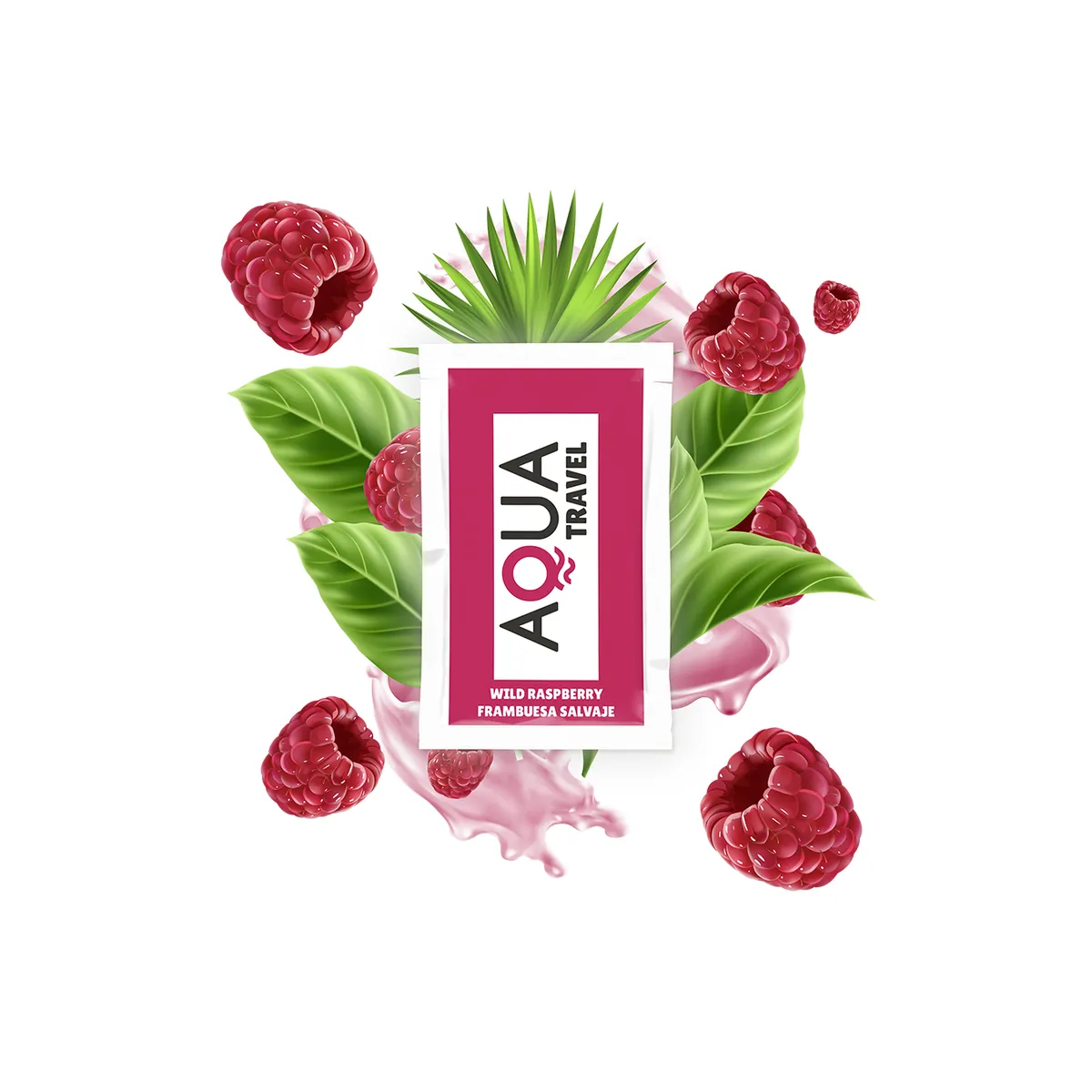 Gleitmittel auf Wasserbasis mit Wild-Himbeer-Geschmack 6 ml von Aqua Travel | Fesselliebe.de