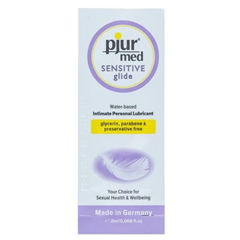 Med Sensitive Glide Gleitmittel auf Wasserbasis 2 ml von Pjur | Fesselliebe.de