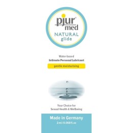 Med natürliches Gleitmittel auf Wasserbasis 2 ml von Pjur | Fesselliebe.de