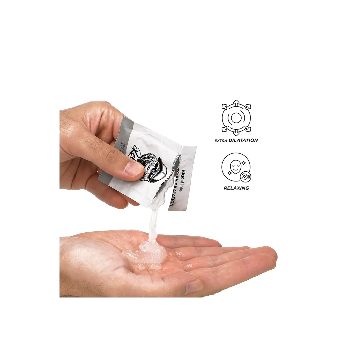 Wasserbasiertes Gel Extra Dilatation 6 ml Einzeldosis von Black Hole | Fesselliebe.de