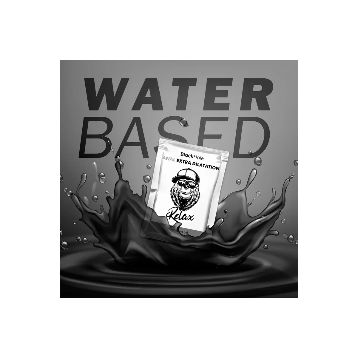 Wasserbasiertes Gel Extra Dilatation 6 ml Einzeldosis von Black Hole | Fesselliebe.de