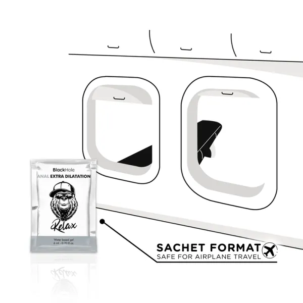 Wasserbasiertes Gel Extra Dilatation 6 ml Einzeldosis von Black Hole | Fesselliebe.de