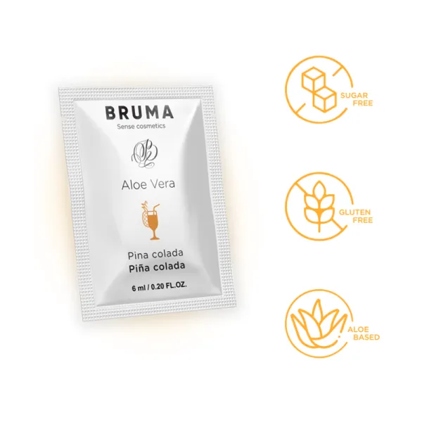 Aloe Vera Gleitgel Pina Colada Geschmack 6 ml von Bruma | Fesselliebe.de