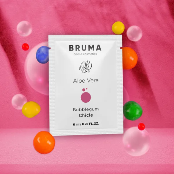 Aloe Vera Gleitgel Bubblegum Geschmack 6 ml von Bruma | Fesselliebe.de