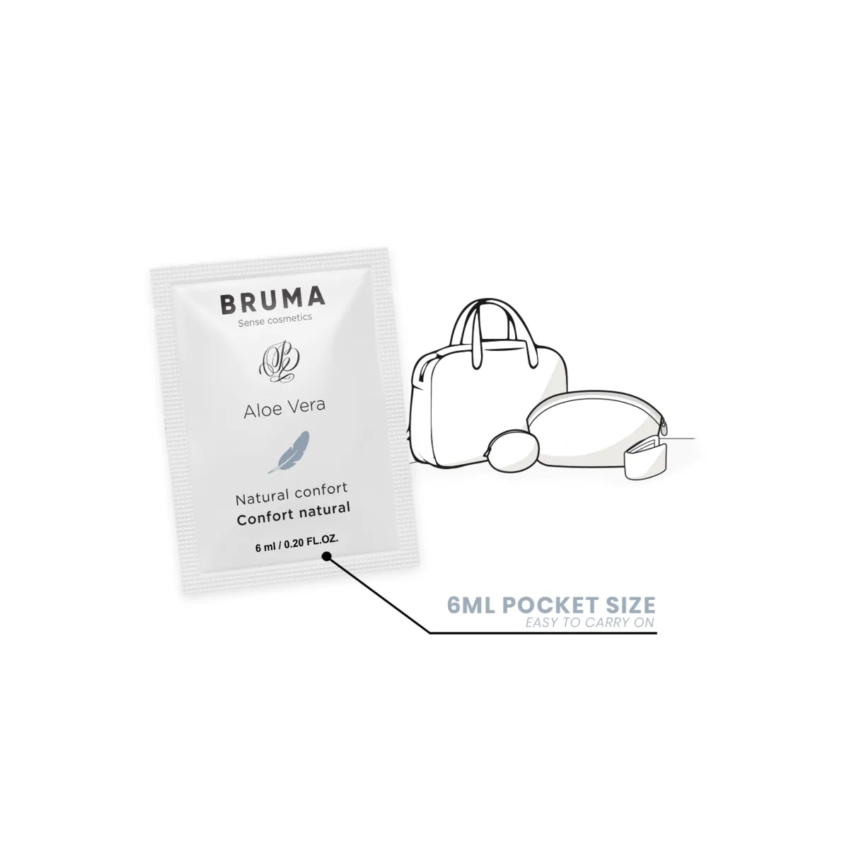 Aloe Vera Gleitgel natürlicher Komfort 6 ml von Bruma | Fesselliebe.de