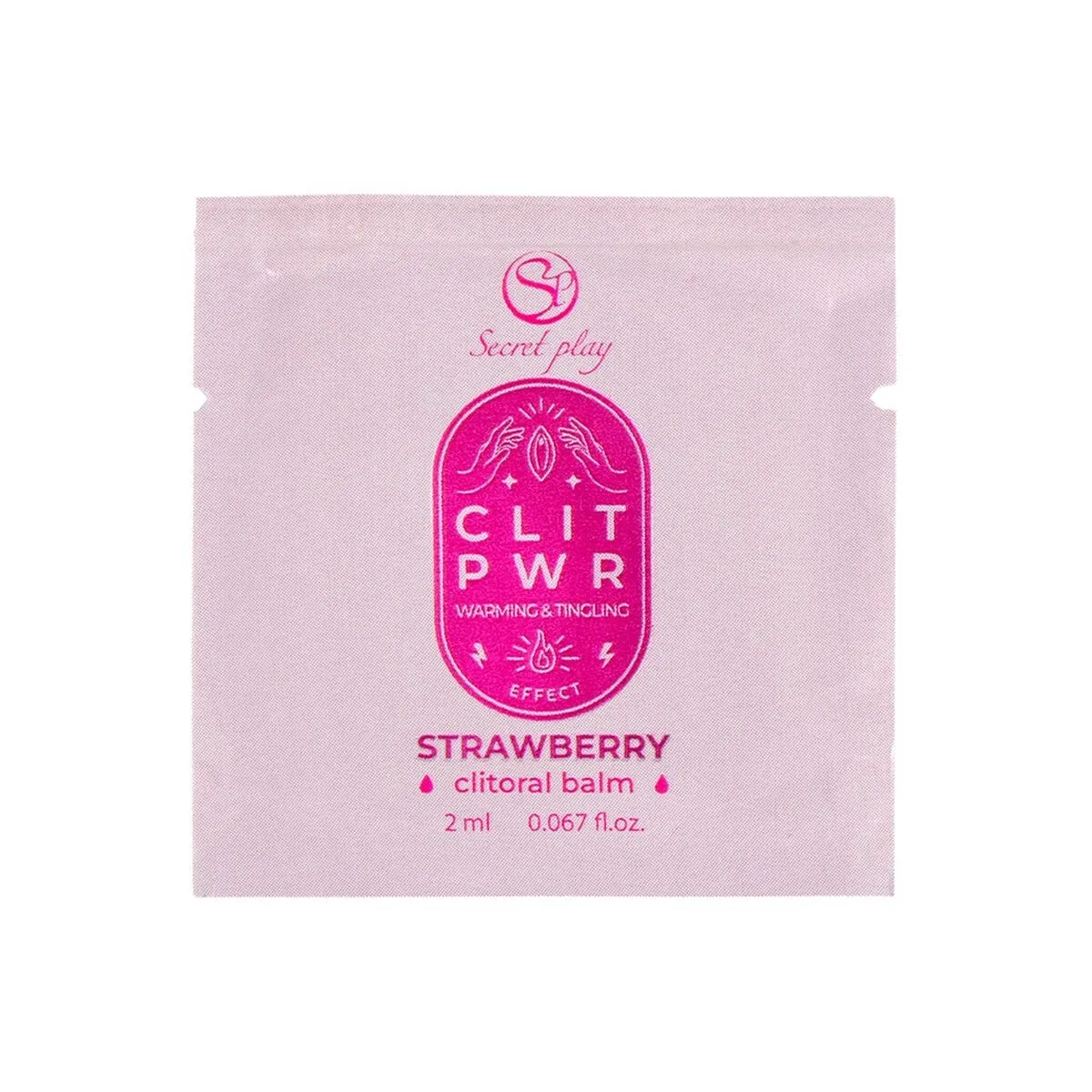 Einzeldosis Erdbeer-Gleitmittel 2 ml von Secretplay Cosmetic | Fesselliebe.de