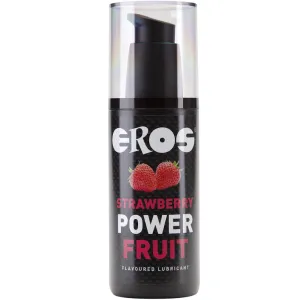 Strawberry Power Fruit Flavoured Lubricant 125 ml von Eros Power Line | Fesselliebe.de