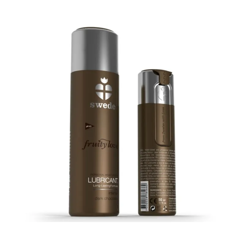 Fruity Love Gleitmittel Dunkle Schokolade 100 ml von Swede | Fesselliebe.de