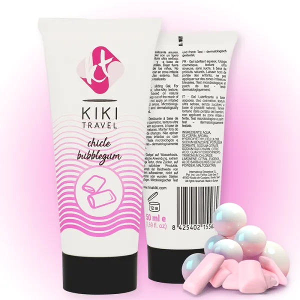 Strawberry Gum Gleitmittel 50 ml von Kikí Travel | Fesselliebe.de