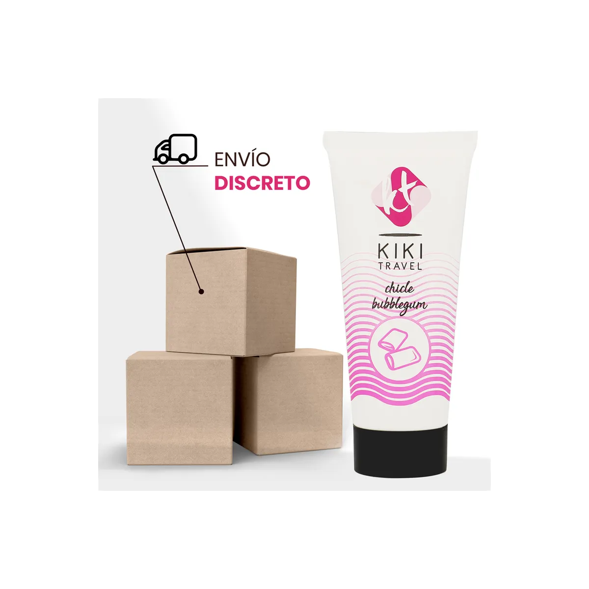 Strawberry Gum Gleitmittel 50 ml von Kikí Travel | Fesselliebe.de