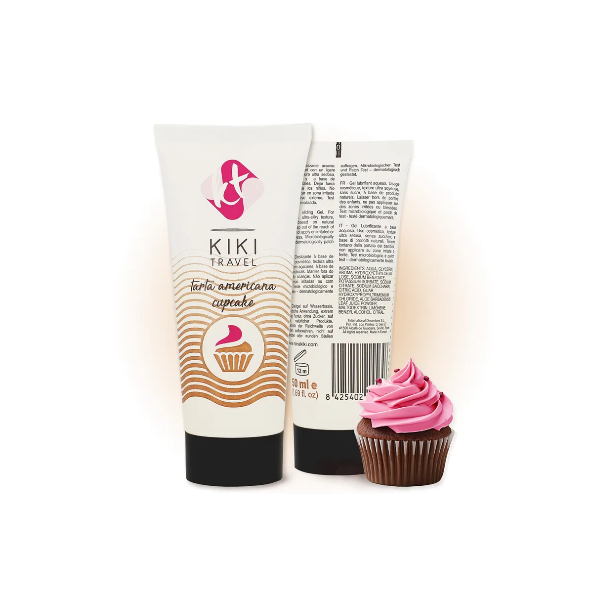 Cupcake Gleitmittel 50 ml von Kikí Travel | Fesselliebe.de