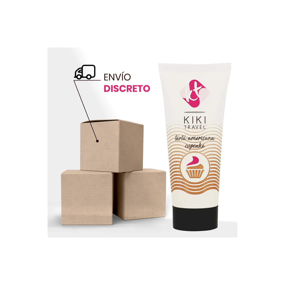 Cupcake Gleitmittel 50 ml von Kikí Travel | Fesselliebe.de