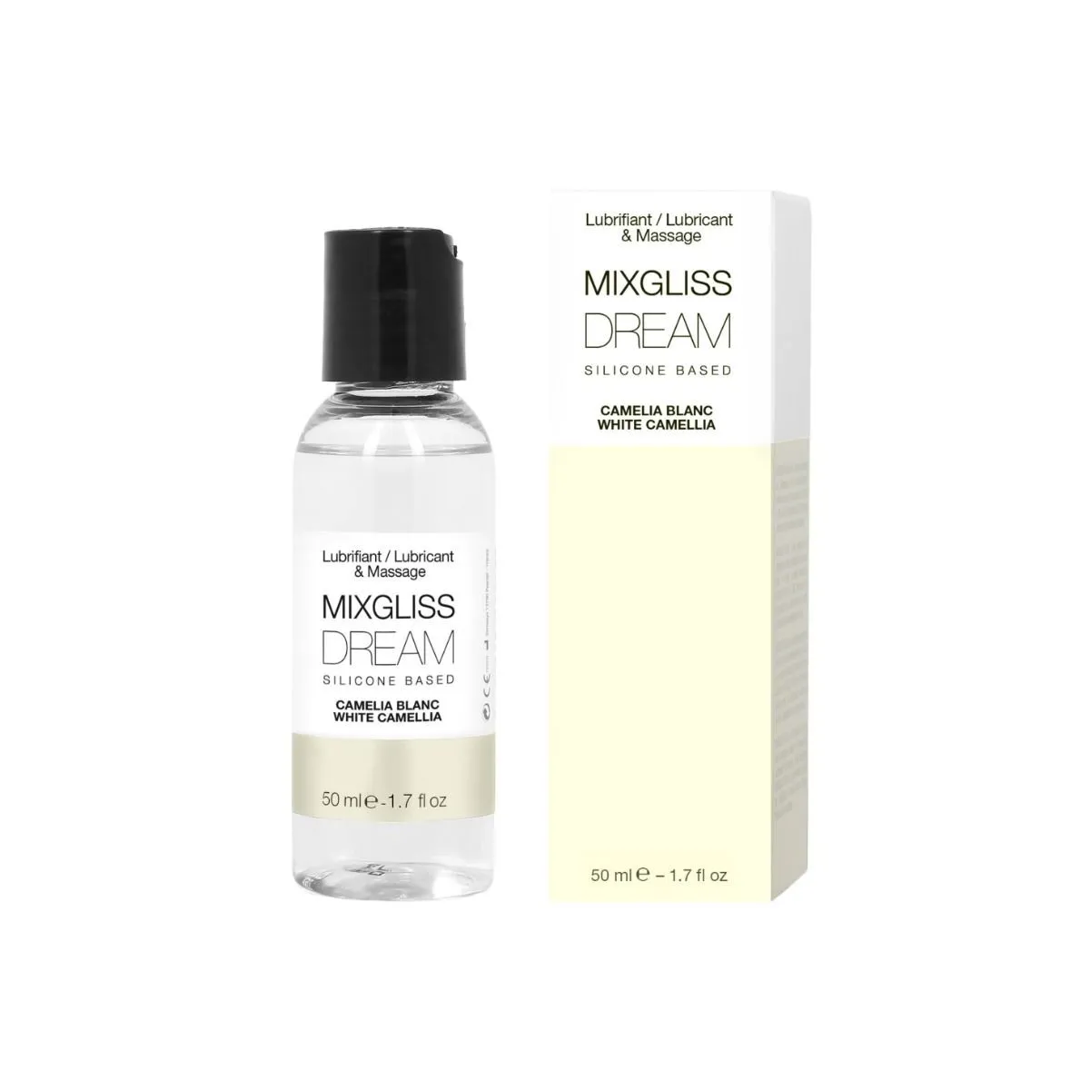 Dream White Camelia Silikon-Gleitmittel 50 ml von Mixgliss | Fesselliebe.de