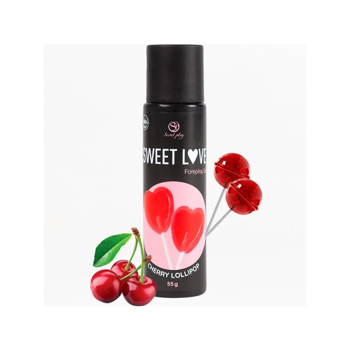 Kirsche Lollipop Gel Süsse Liebe 60 ml von Secretplay Cosmetic | Fesselliebe.de