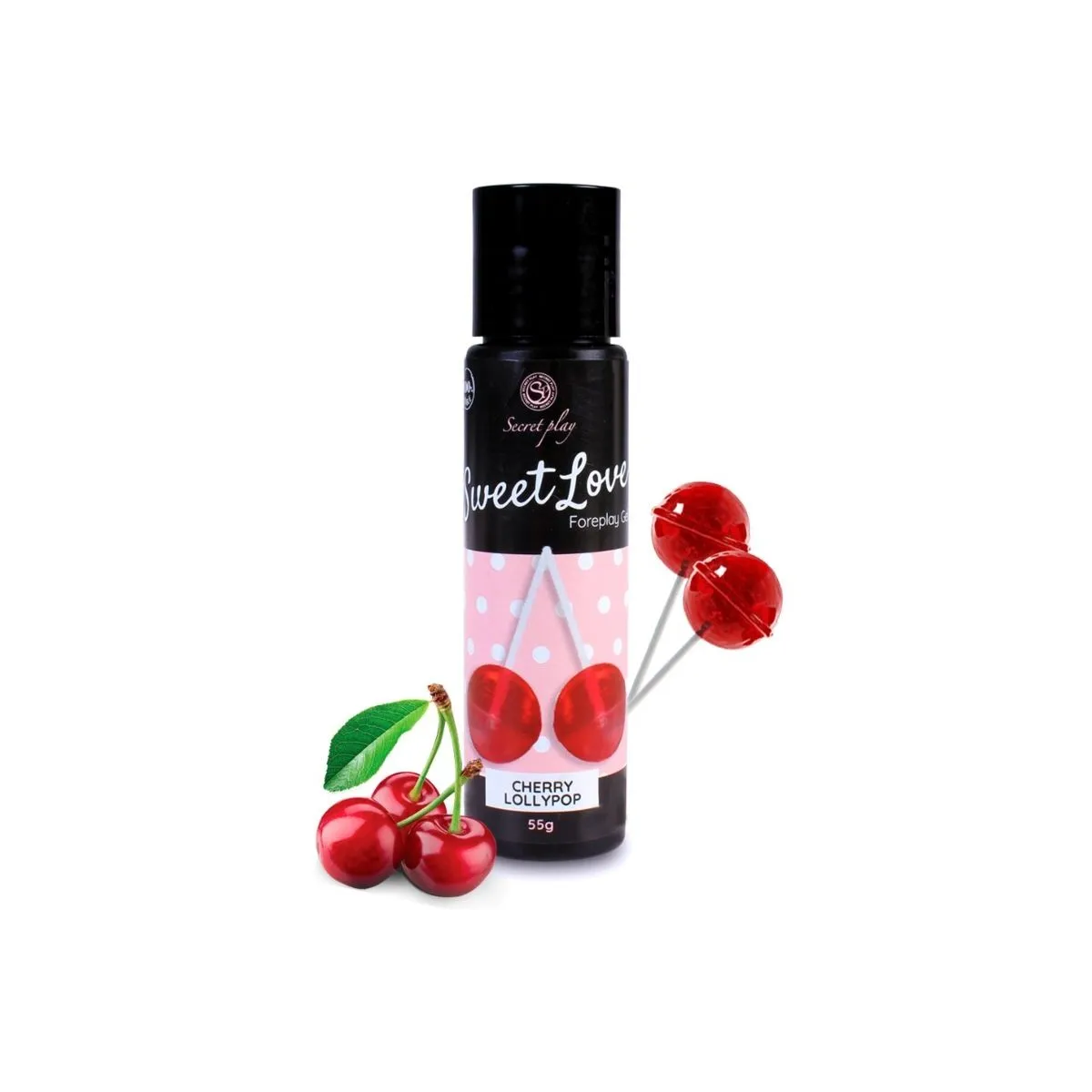 Kirsche Lollipop Gel Süsse Liebe 60 ml von Secretplay Cosmetic | Fesselliebe.de