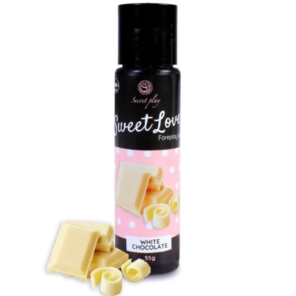 Gel Sweet Love Weisse Schokolade 60 ml von Secretplay Cosmetic | Fesselliebe.de