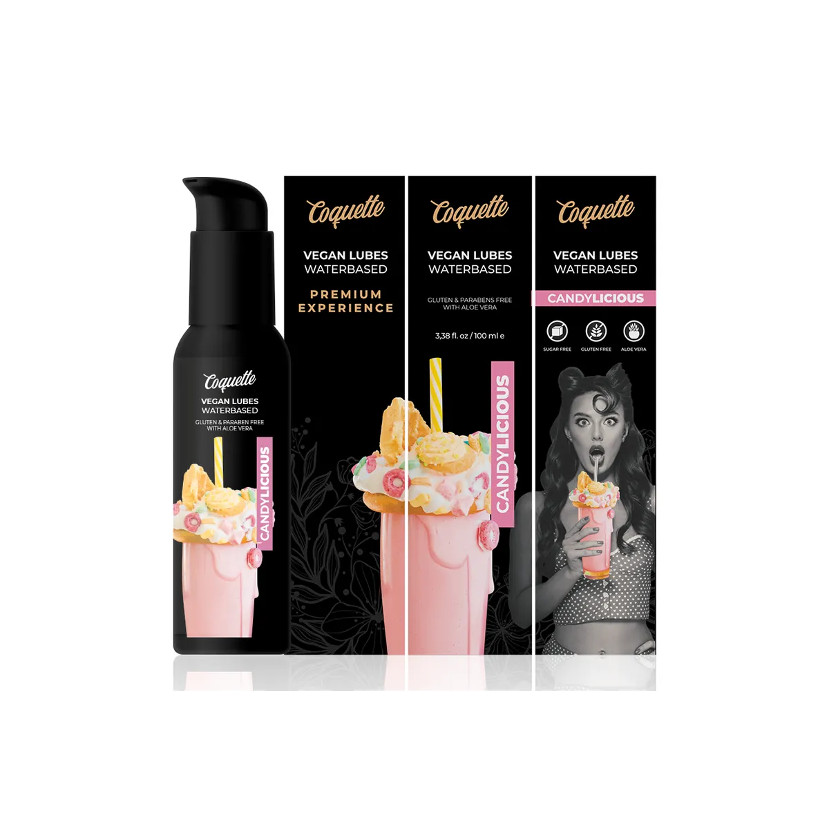 Premium Experience Candylicious Veganes Gleitmittel 100ml von Coquette Cosmetics | Fesselliebe.de