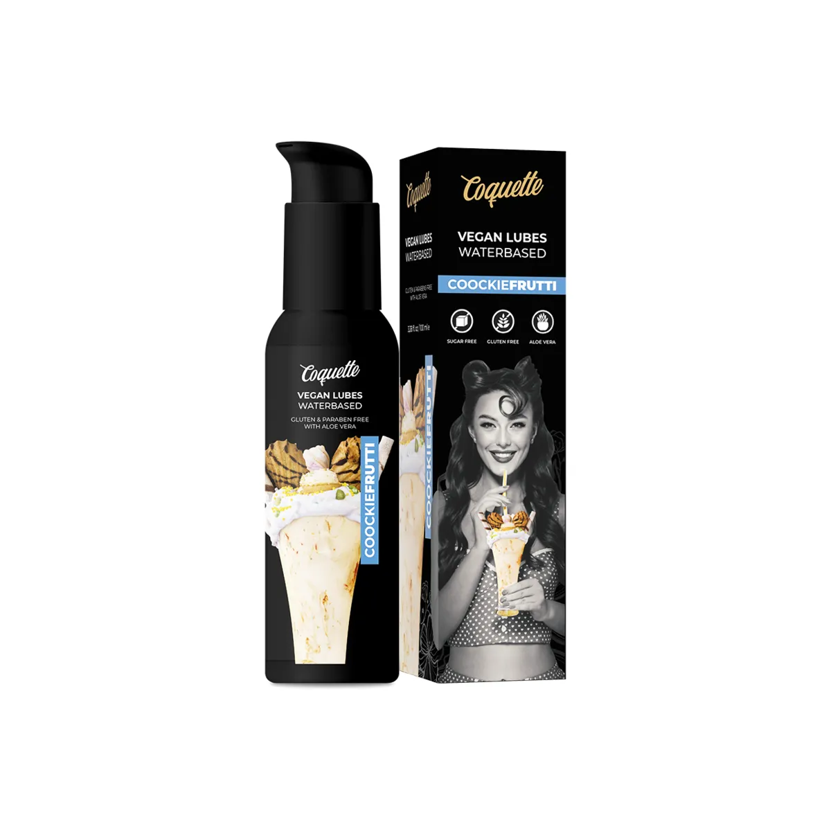 Premium Experience Veganes Gleitmittel Cookiefrutti 100ml von Coquette Cosmetics | Fesselliebe.de