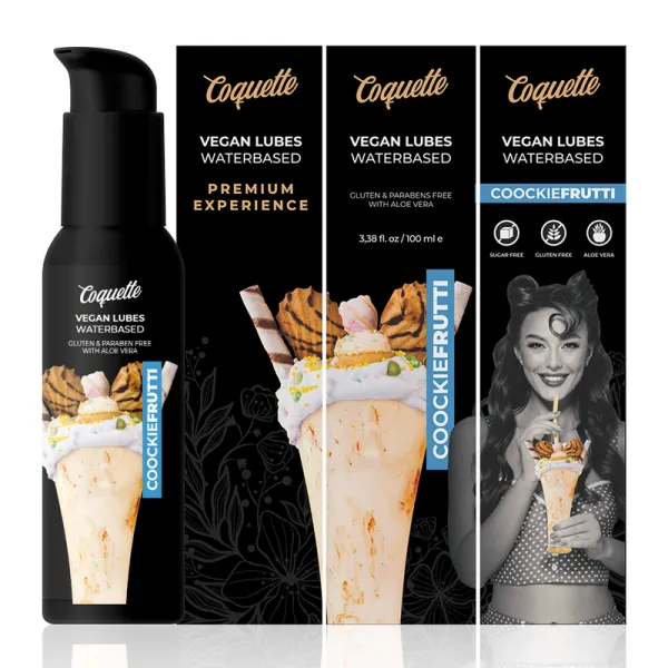 Premium Experience Veganes Gleitmittel Cookiefrutti 100ml von Coquette Cosmetics | Fesselliebe.de