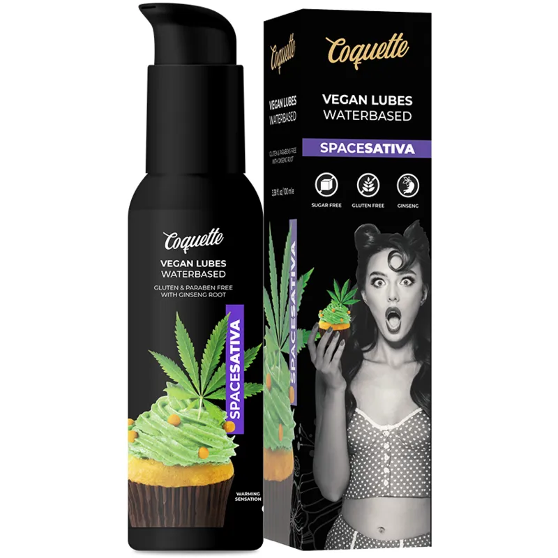 Premium Experience Veganes Space Sativa-Gleitmittel 100 ml von Coquette Cosmetics | Fesselliebe.de