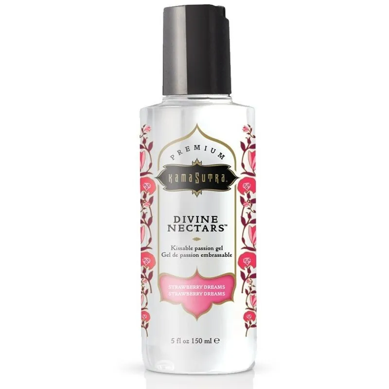 Divine Nectars Strawberry Dream Gleitmittel 150 ml von Kamasutra Cosmetics | Fesselliebe.de