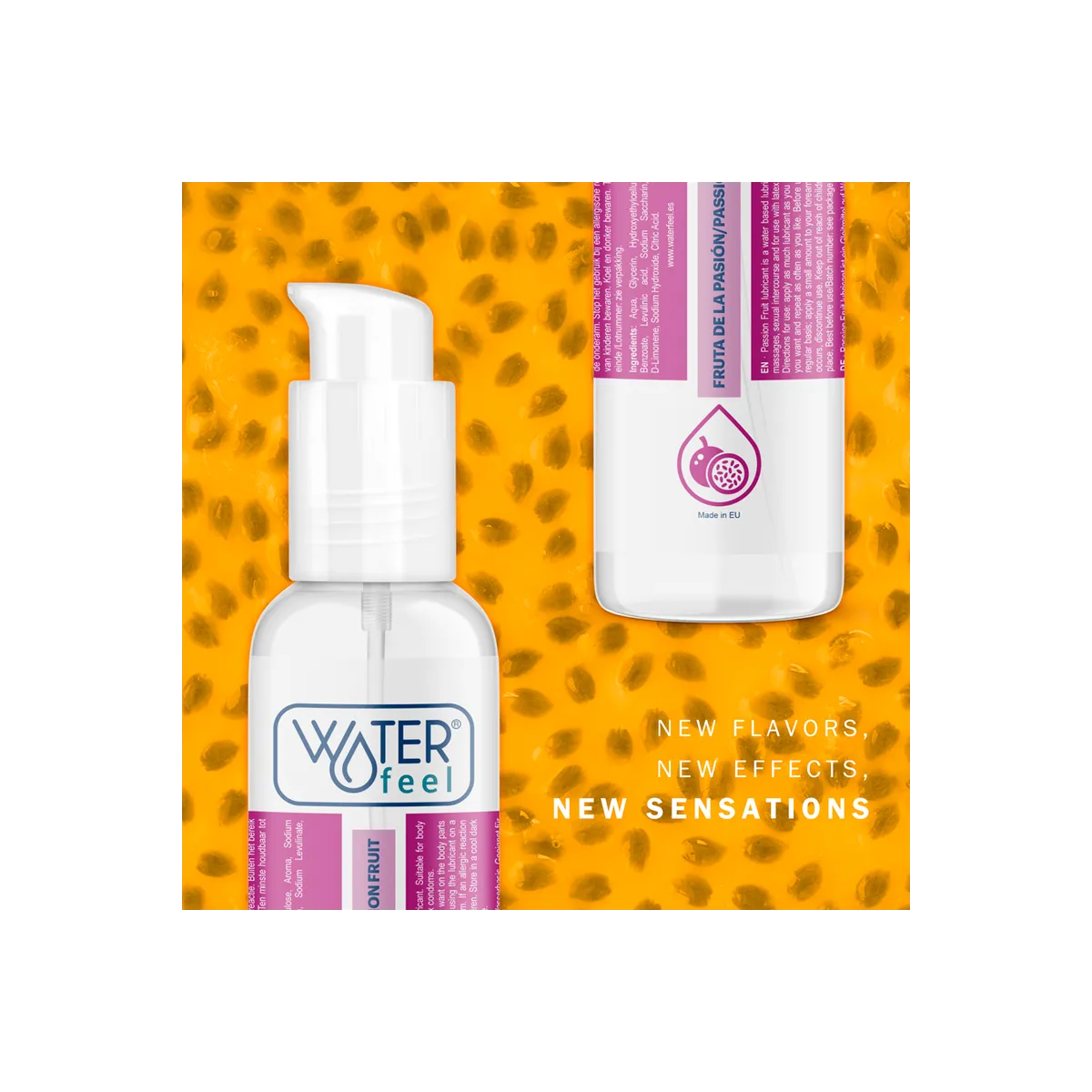 Passionsfrucht-Gleitmittel auf Wasserbasis 175 ml von Waterfeel | Fesselliebe.de