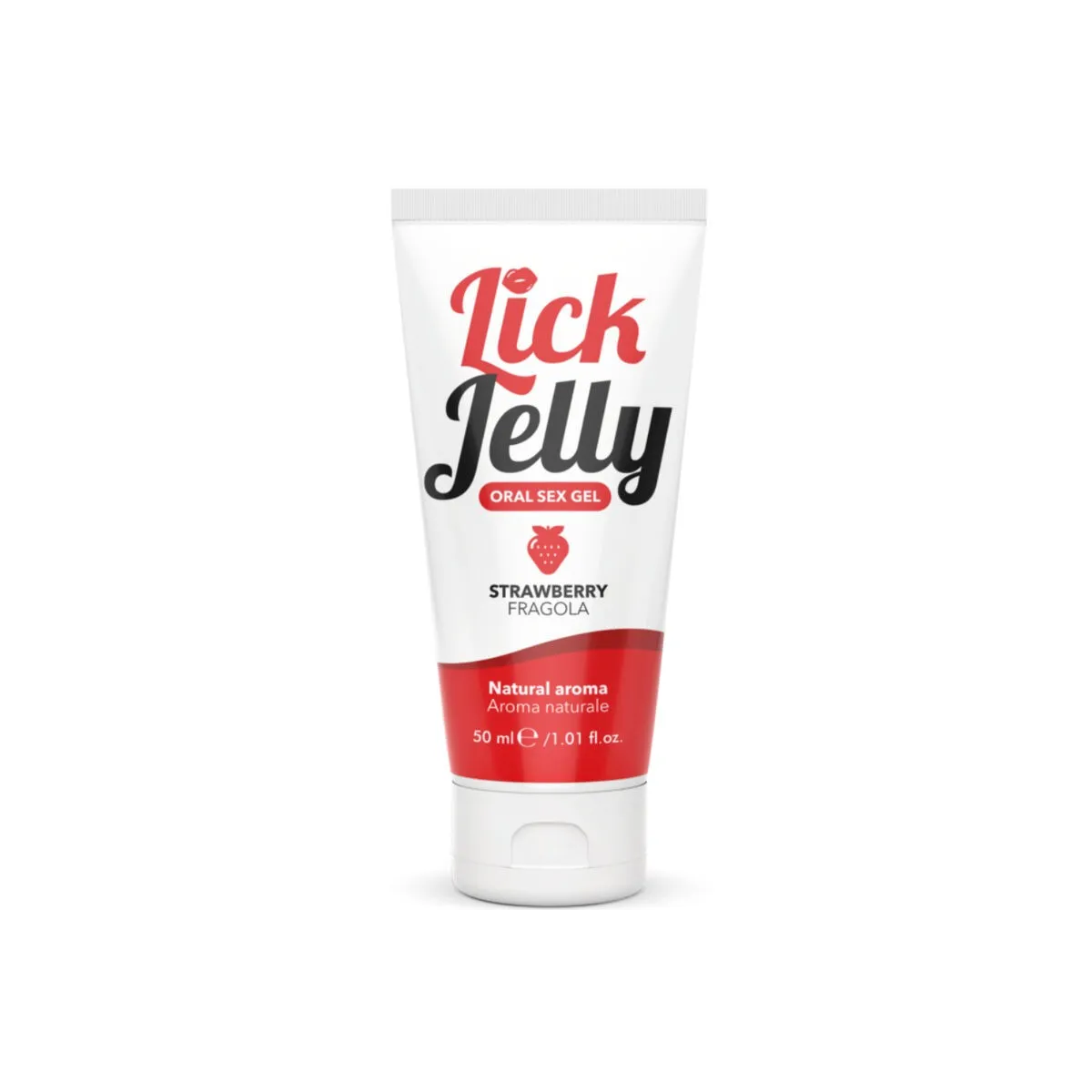 Lick Jelly Erdbeer-Gleitmittel 50 ml von Intimateline Intimateline | Fesselliebe.de