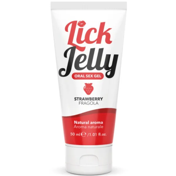 Lick Jelly Erdbeer-Gleitmittel 50 ml von Intimateline Intimateline | Fesselliebe.de