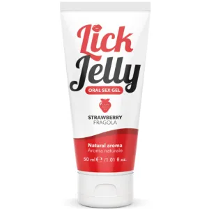 Lick Jelly Erdbeer-Gleitmittel 50 ml von Intimateline Intimateline | Fesselliebe.de