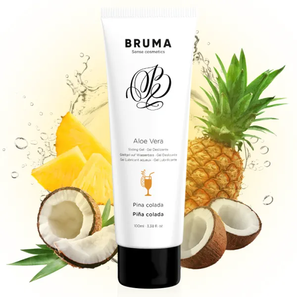 Aloe Vera Gleitgel Pina Colada Geschmack 100 ml von Bruma | Fesselliebe.de