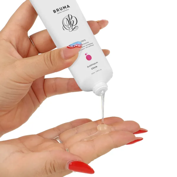 Aloe Vera Gleitgel Bubblegum Geschmack 100 ml von Bruma | Fesselliebe.de