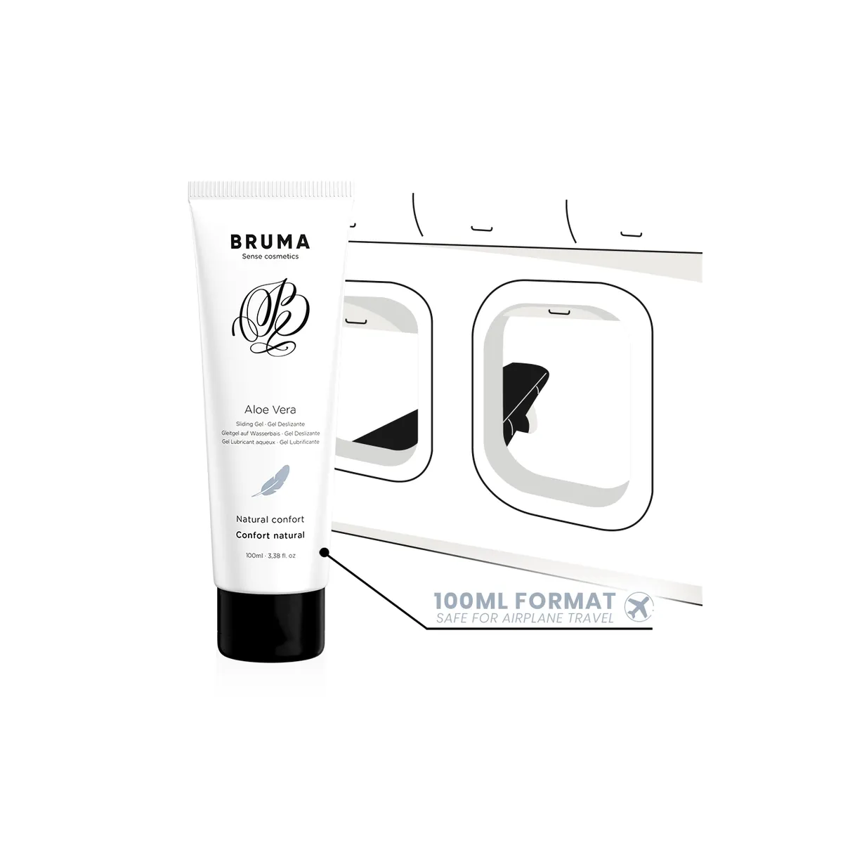 Aloe Vera Gleitgel natürlicher Komfort 100 ml von Bruma | Fesselliebe.de