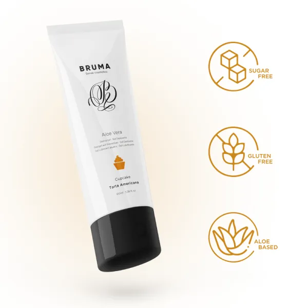 Aloe Vera Gleitgel Cupcake-Geschmack 100 ml von Bruma | Fesselliebe.de