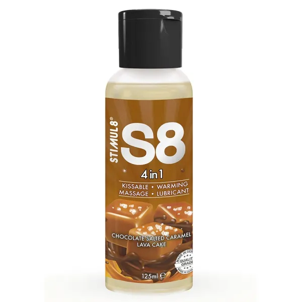 S8 4 In 1 Schokolade und Gesalzenes Karamell-Dessert-Gleitmittel 125 ml von Stimul8 | Fesselliebe.de