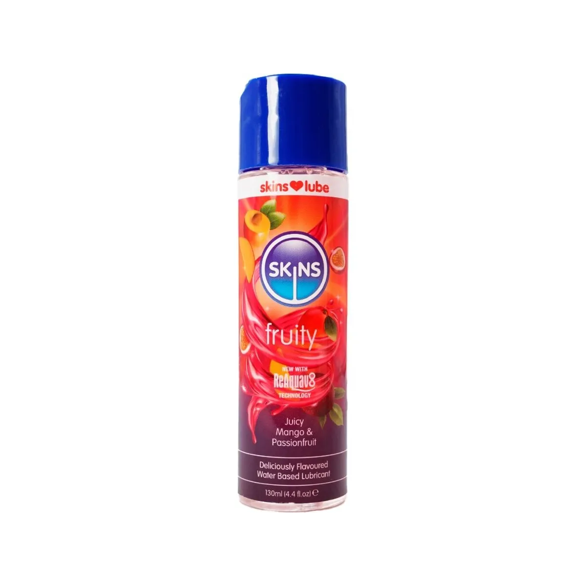Fruchtiges, Wasserbasiertes Gleitmittel Mango & Passionsfrucht 130 ml von Skins | Fesselliebe.de