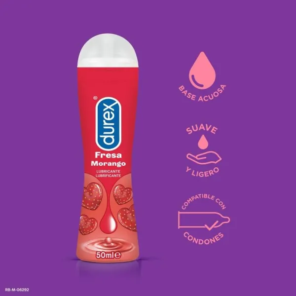 Erdbeere Spielen 50 ml von Durex Lubes | Fesselliebe.de