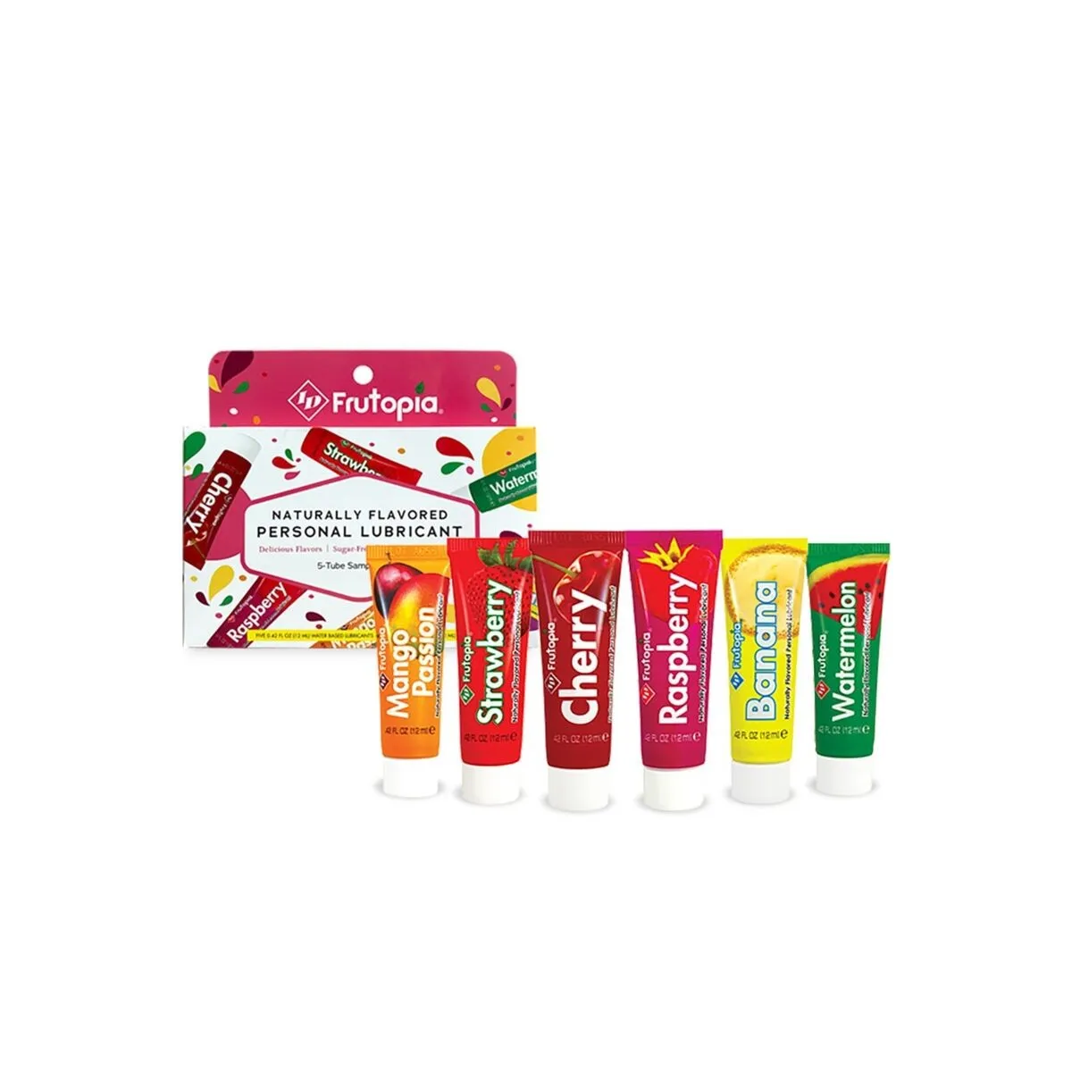 Sortiertes Gleitmittel 5 Stück 12 ml von Id Frutopia | Fesselliebe.de