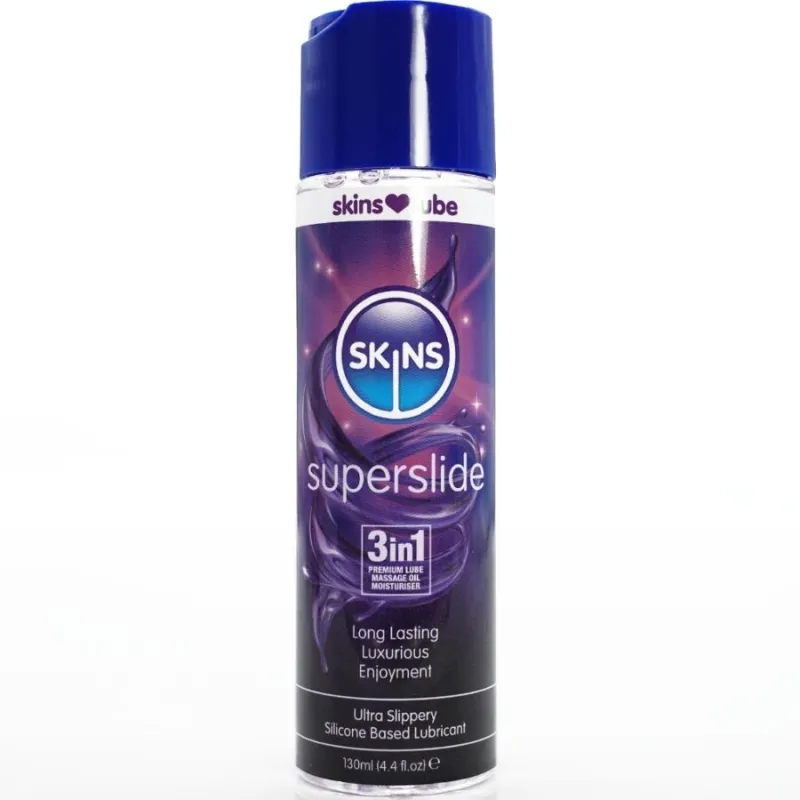 Superslide Silikonbasiertes Gleitmittel 130 ml von Skins | Fesselliebe.de
