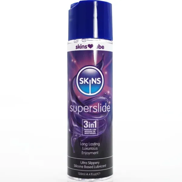 Superslide Silikonbasiertes Gleitmittel 130 ml von Skins | Fesselliebe.de