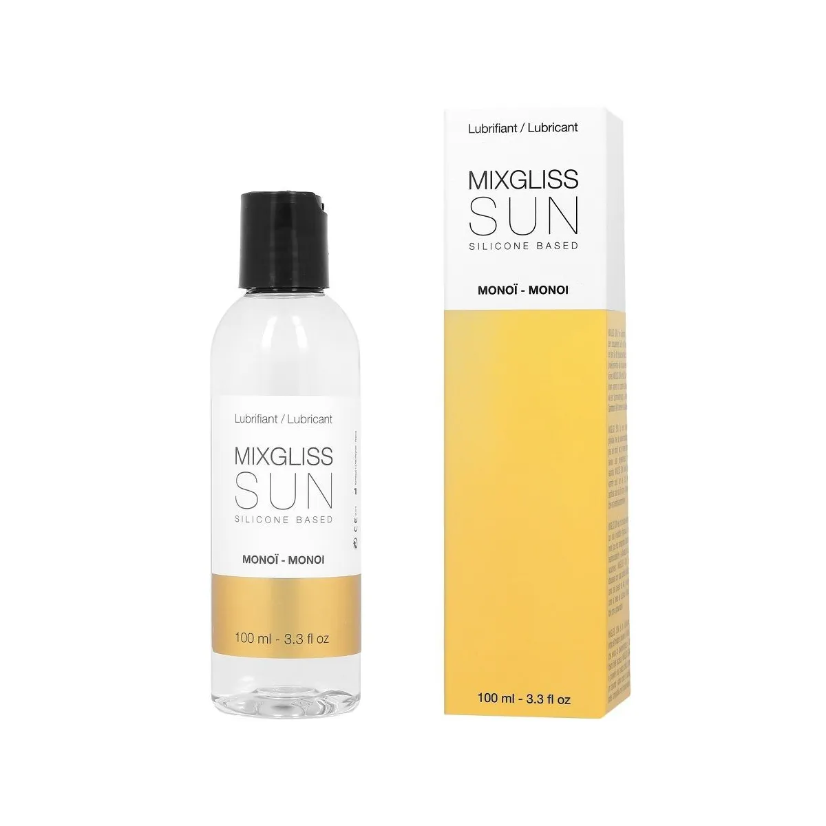 Gleitmittel auf Silikonbasis Aroma Monoi 100ml von Mixgliss | Fesselliebe.de