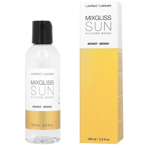 Gleitmittel auf Silikonbasis Aroma Monoi 100ml von Mixgliss | Fesselliebe.de