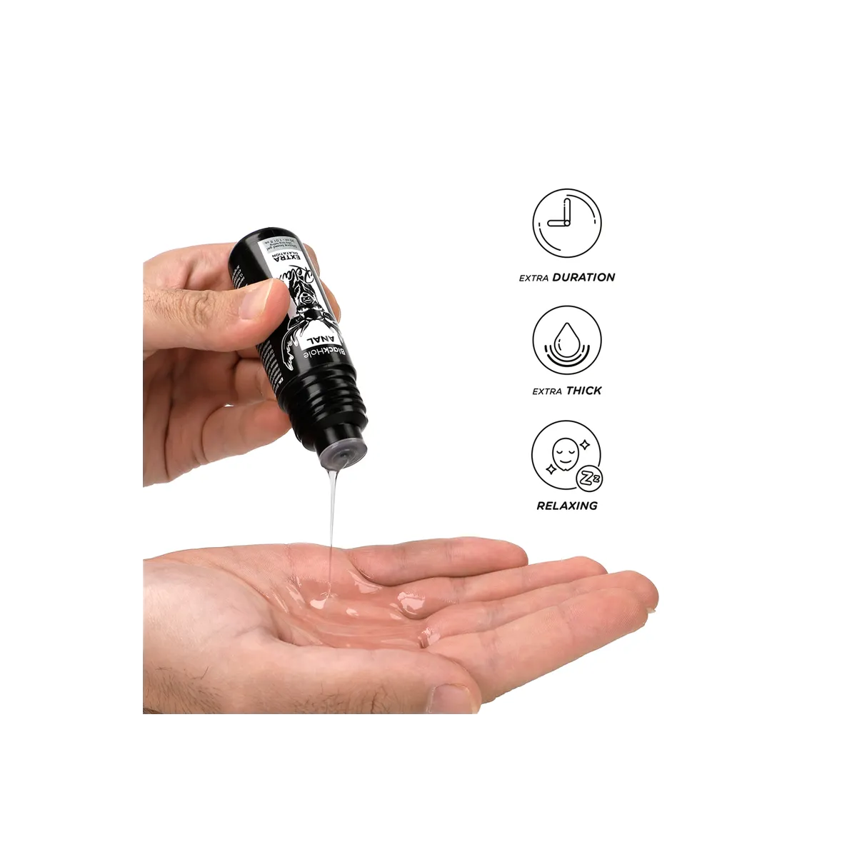 Gel auf Silikonbasis zur Anal-Dilatation 30 ml von Black Hole | Fesselliebe.de