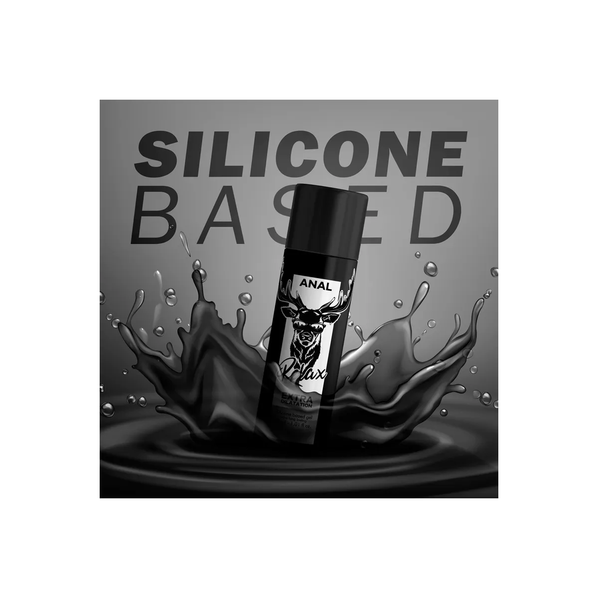 Gel auf Silikonbasis zur Anal-Dilatation 30 ml von Black Hole | Fesselliebe.de