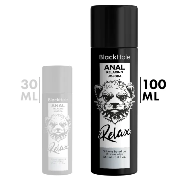 Anal Entspannende Jojoba Relax Silikonbasis 100 ml von Black Hole | Fesselliebe.de
