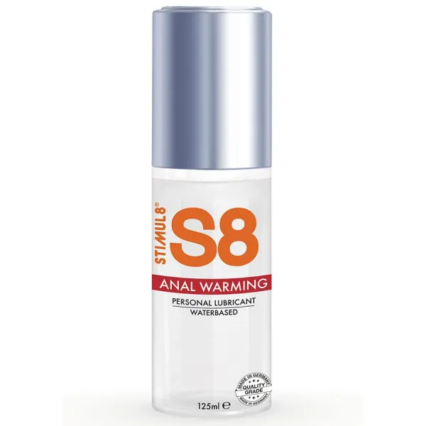 S8 Anal-Gleitmittel Wärmeeffekt 125 ml von Stimul8 | Fesselliebe.de