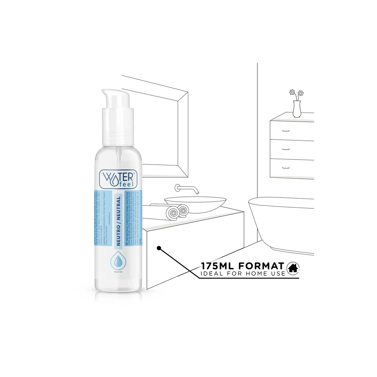 Natürliches Gleitmittel 175 ml von Waterfeel | Fesselliebe.de