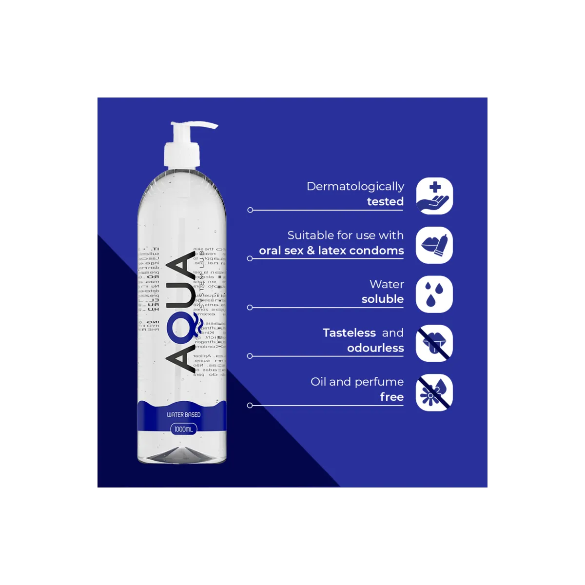 Gleitmittel auf Wasserbasis 1000 ml von Aqua Quality | Fesselliebe.de