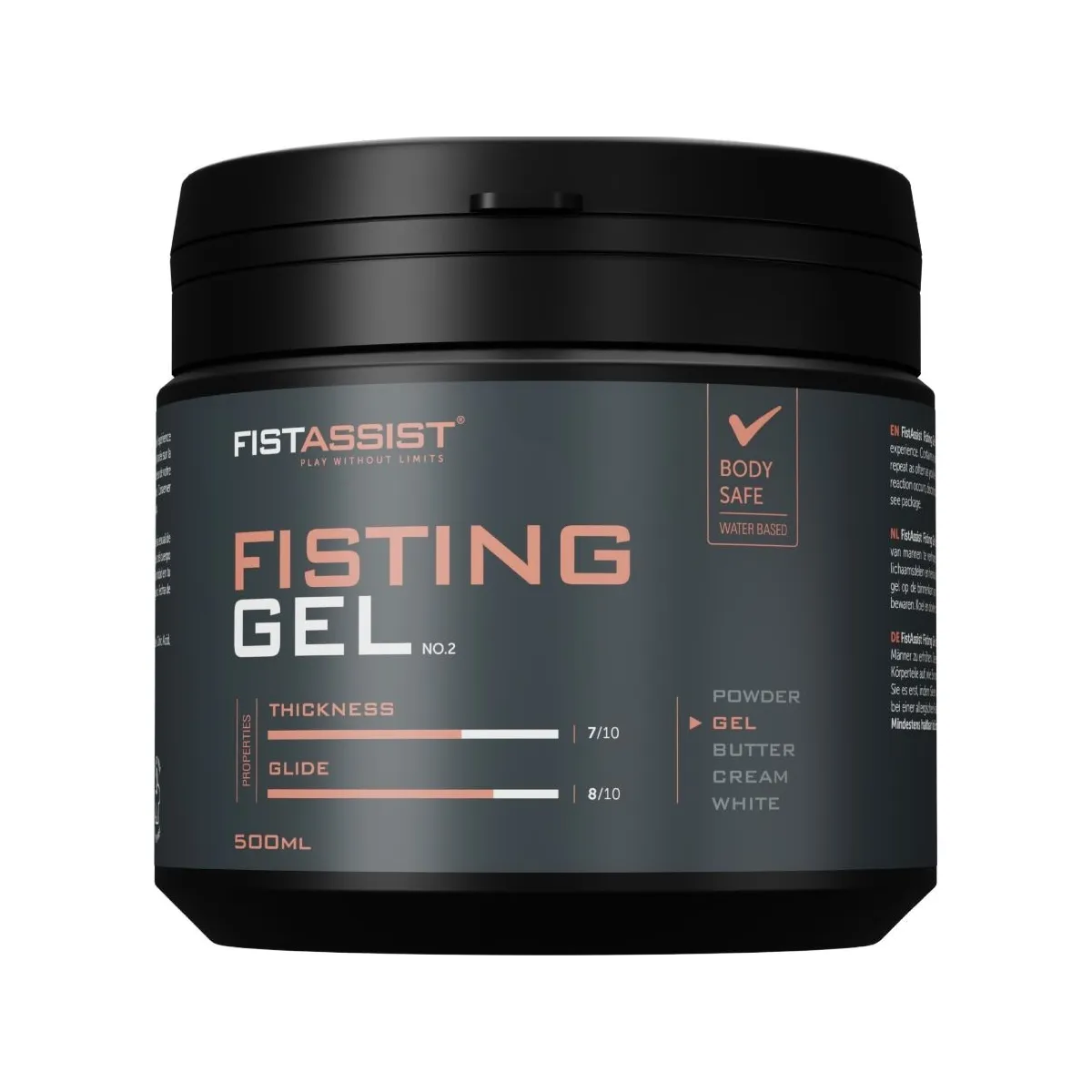 Fist Assist Fisting Gel Extra Dick, auf Wasserbasis, 500 ml von Cobeco - Fist Assist | Fesselliebe.de